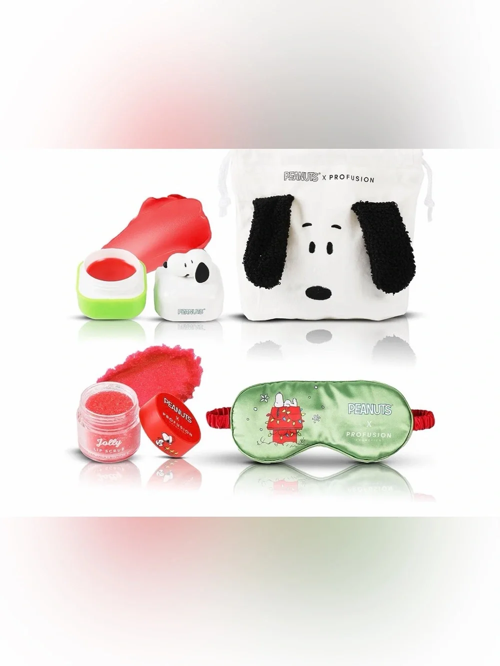 Sleep Mask & Lip Care Gift Set -4 pcs